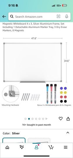 Magnetic White Board