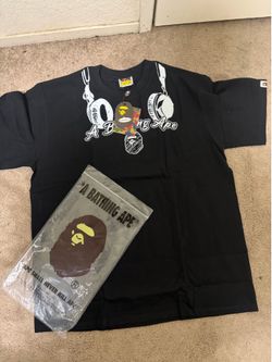 Bape Black T shirt size XL