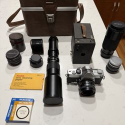 Vintage Camera Lot (Minolta & Kodak)