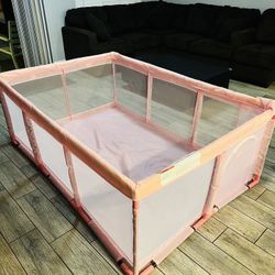 Large Playpen Pink 