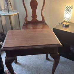 Table $50, swivel chair $60, and New lamp $40