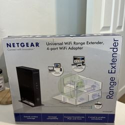  NETGEAR N300 Wi-Fi Range Extender - Desktop Version with 4-Ports (WN2000RPT)