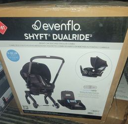 Evenflo Shyft DualRide Infant Car Seat and Stroller Combo