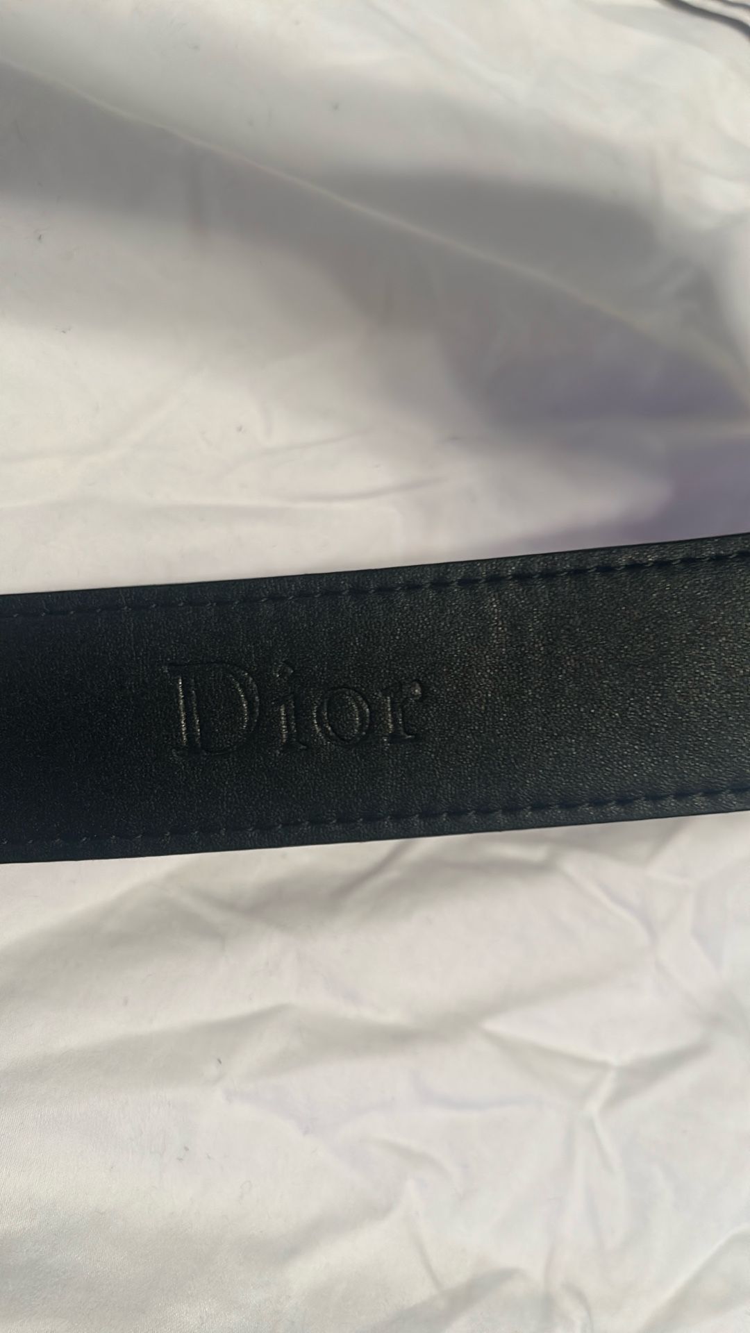 Dior Belt With Versace Buckle