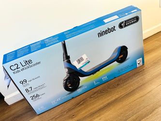 Segway C2 Lite Kids Electric Scooter 9.9 mph Max Speed and 5.9 mi Max Range -