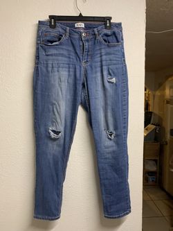 Women’s EV1 Denim Strectch Straight Leg Blue Jean Pants Size 12