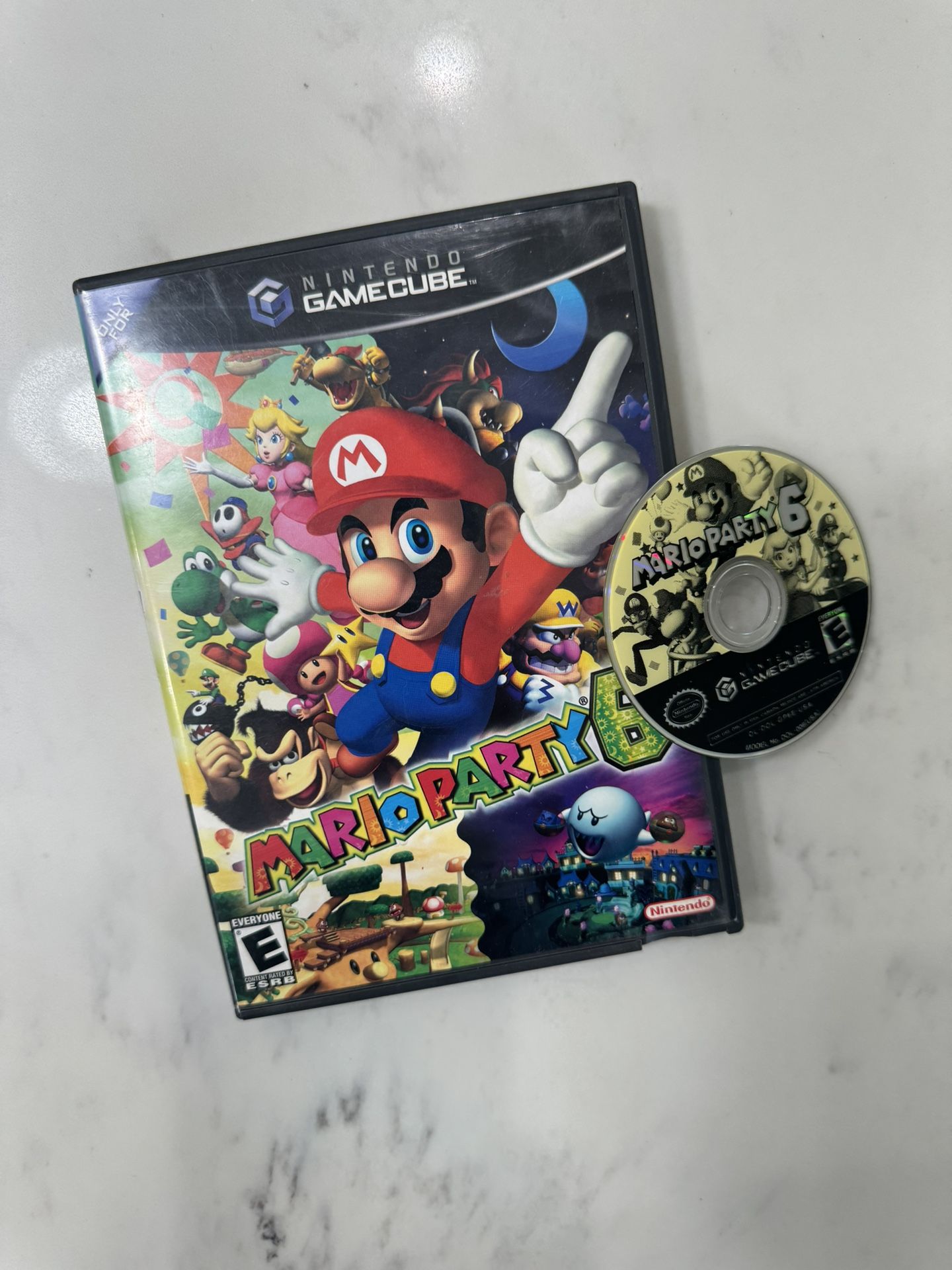 *Mario Party 6* Very Clean Disc for Nintendo GameCube GAME