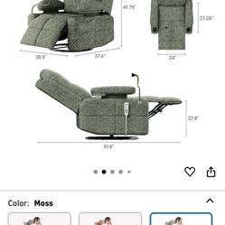 Beautiful super comfy glider recliner rocking nursery chair, more then 40% off!!!!!