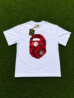 BAPE Ape Head Red Camo Tee