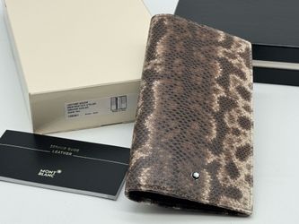 MONTBLANC LIMITED EDITION SNAKESKIN CONTINENTAL WALLET NEW 100% GENUINE $1500