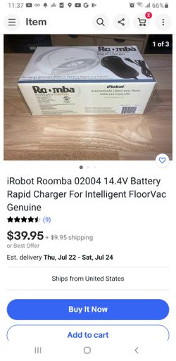 Roomba Intelligent Rapid Charger