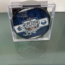 NHL Heritage Classic Signed Don Granato Hockey Puck 