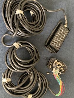 Seismic Audio 24 Channel Xlr Snake Cable | 150 Ft Long