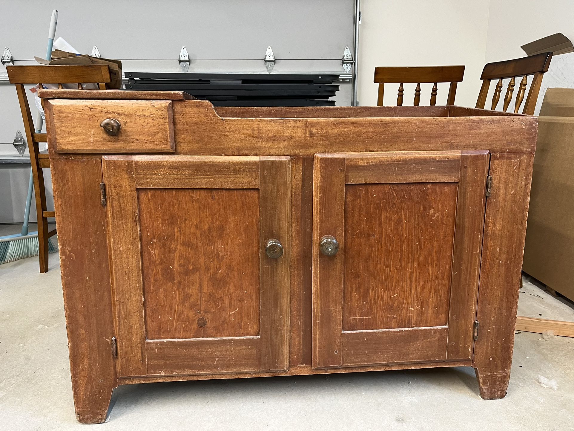 Antique Wood Washstand