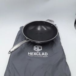NEW Hexclad Wok 12" Frying Pan W/ Staycool Handle 