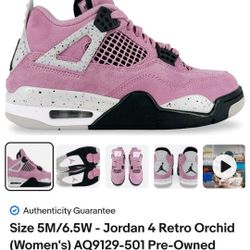 Jordan 4 Retro Orchid