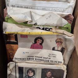 Full Groceries Bag Of Old Patterns
