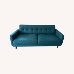FREE; MCM Living Spaces Allie Jade Sofa 82" NEEDS CLEANING. Read full description.