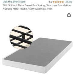 Twin 5 Inch Metal Smart Box Spring