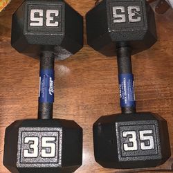 Dumbbells 35lbs 