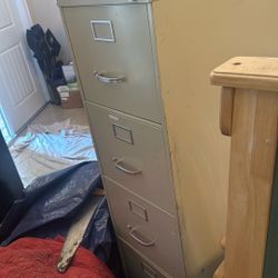 Four drawer file cabinet