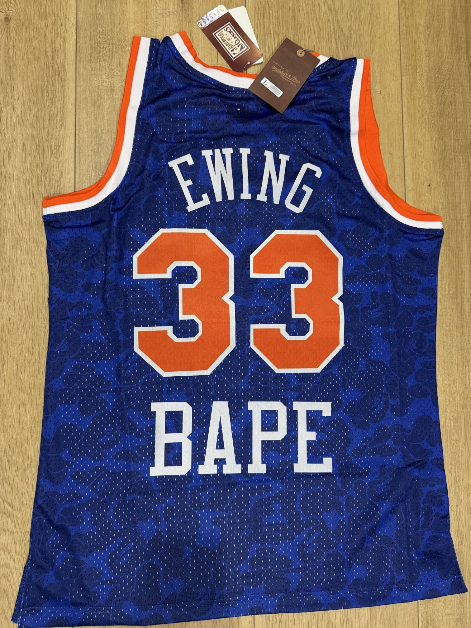 Patrick Ewing Bape New York Jersey