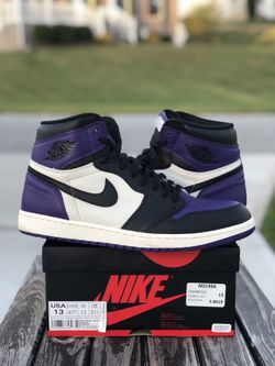 Jordan 1 court purple