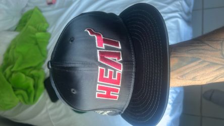 Miami Heat SnapBack Hat & Green Crownz SnapBack