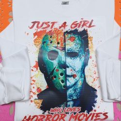 Horror Characters Sweatshirt Or T-shirts! 🎃