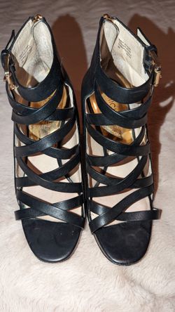 Michael Kors Leather Bootie Heel - Size 6
