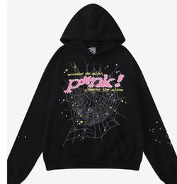 Sp5der Young Thug Punk Hoodie Black
