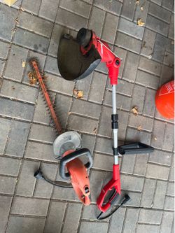 String trimmer and hedge trimmer