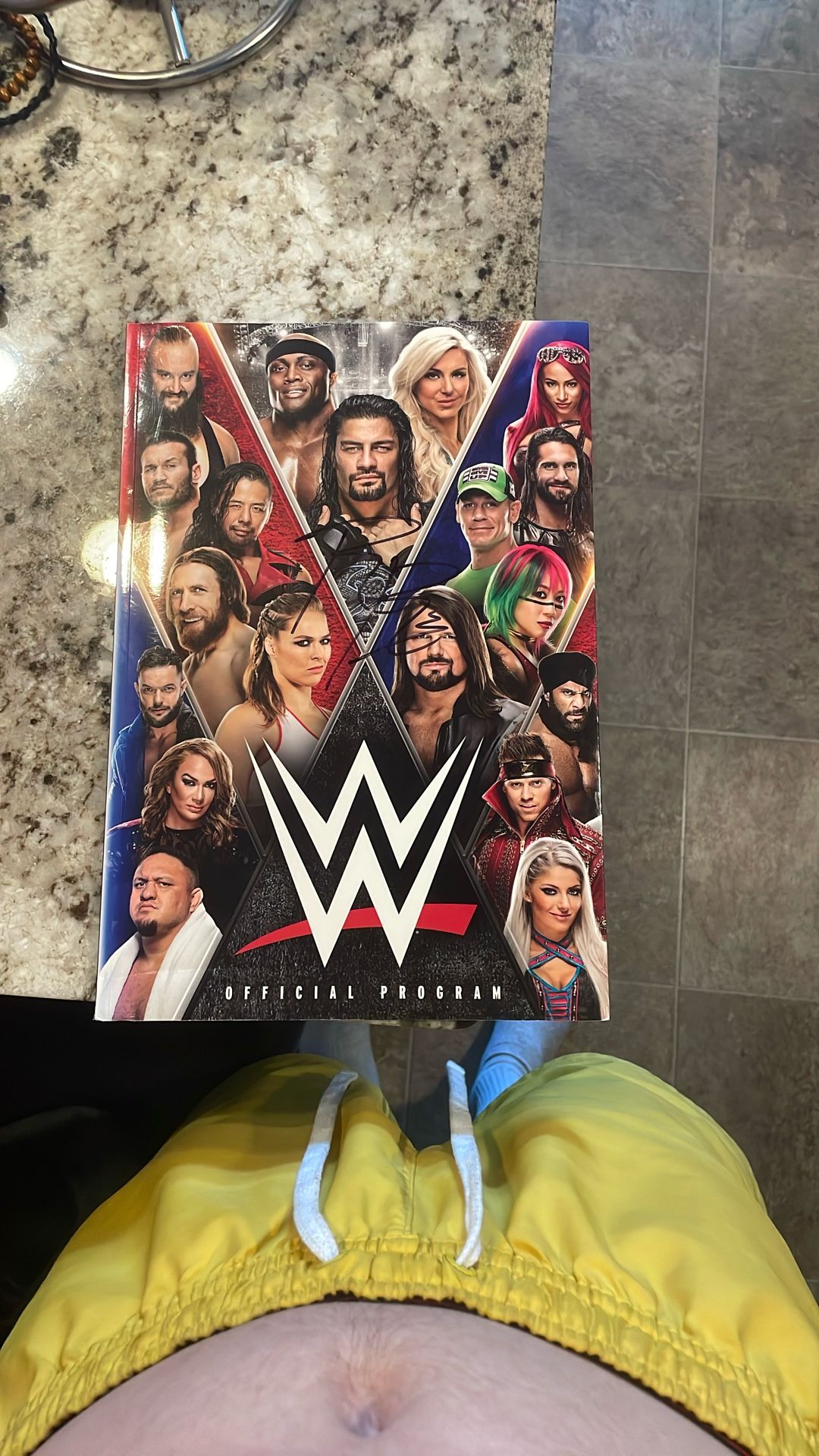 WWE Program 2019 With Roman Reigns Signature