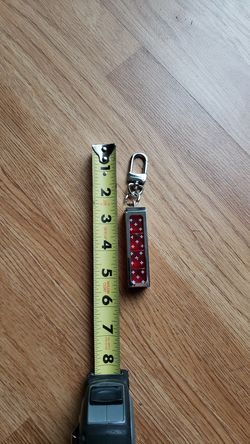 lv supreme dice keychain