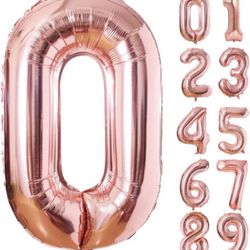 Gigant foil number balloons 40”