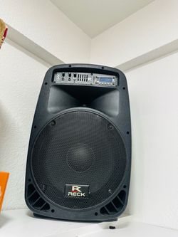 2 PRORECK Portable 12-Way Active Speakers