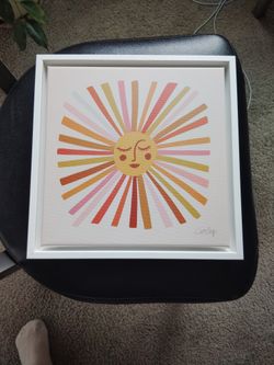 Designer Canvas Print Cat Cog- New