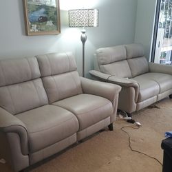 Electric Reclining Leather Loveseat(s)