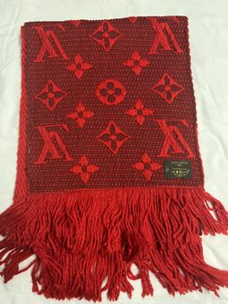 Louis Vuitton Logomania Scarf Ruby Red