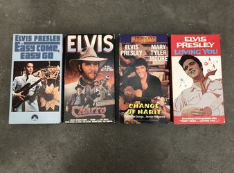 Lots of 4 Elvis Presley Collectible VHS Tapes