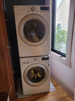 LG Stacked Washer and Dryer Set
