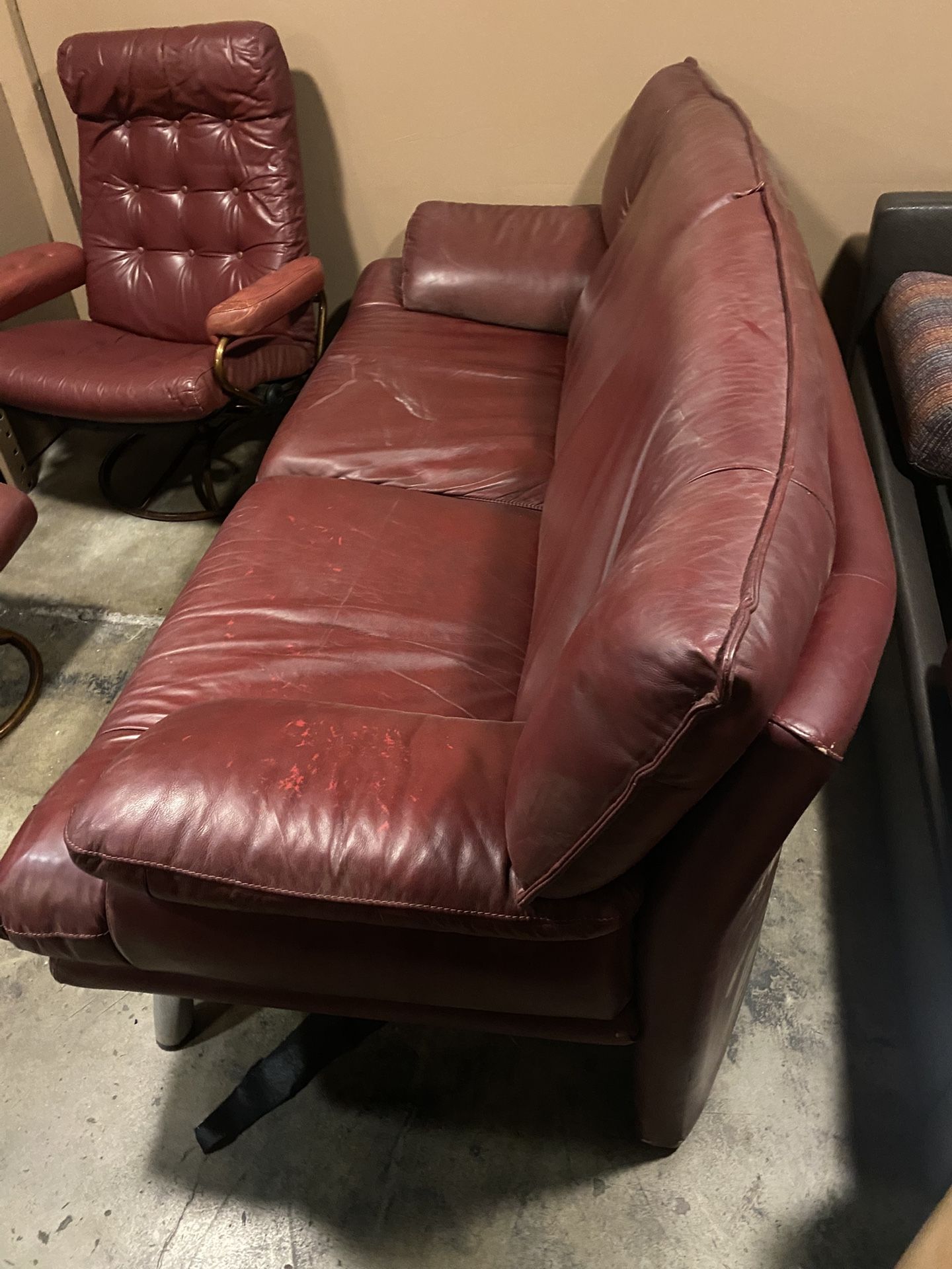 Leather Couch 