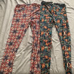 LulaRoe Leggings Set Of 2