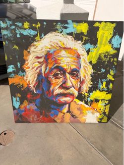 Albert Einstein Painting Frame