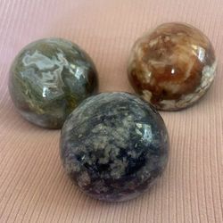 Medium High Quality Crystal Sphere Set