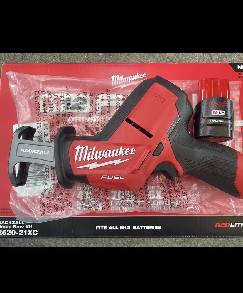 Milwaukee M12 FUEL 12-Volt Lithium-Ion Brushless Cordless HACKZALL  Reciprocating Saw (Tool-Only) for Sale in Delano, CA OfferUp