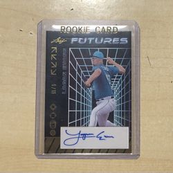 Seattle Mariners LOGAN EVANS Auto RC Rookie Trading Card