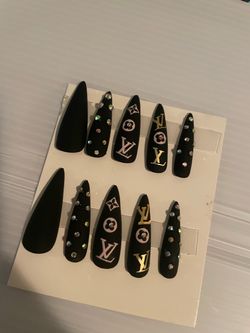 Acrylic hand made press on nails