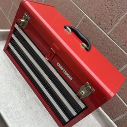 Crasfman Metal Tool box 20”x10”x8”     3 drawers