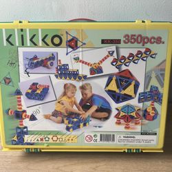 KLIKKO BUILDING CONSTRUCTION TOYS BULK MIX LOT EDUCATIONAL RESOURCE STEAM KK-350  USED WITH MANUALS & CASE